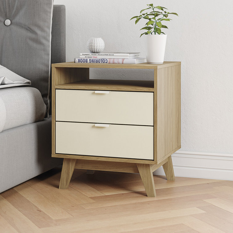 Cream nightstand deals